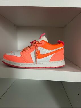 Air Jordan 1 Low Utility GS 'Crimson Pulse'